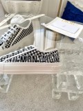 Dior classic three-dimensional printed embroidered canvas shoes sneakers women's casual shoes board shoes