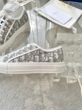 Dior classic three-dimensional printed embroidered canvas shoes sneakers women's casual shoes board shoes