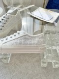 Dior classic three-dimensional printed embroidered canvas shoes sneakers women's casual shoes board shoes