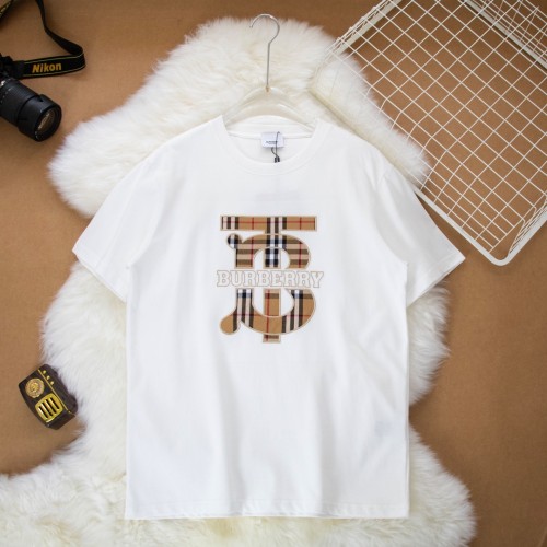 2025ss Burberry TB patch monogram embroidered T-shirt