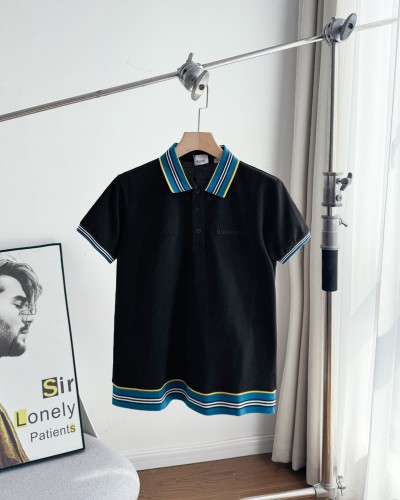 2025ss Burberry Classic LOGO Embroidered Short Sleeve Polo Shirt