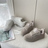 CELINE Arc de Triomphe thick-soled casual shoes bread board shoes lace-up white shoes