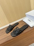 LOEWE Hollow Flat Slippers Casual Sandals Vacation Beach Shoes