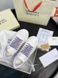 Alexander McQueen couple's rubber white shoes thick sole heightening casual shoes sports shoes board shoes hot selling classic style unisex