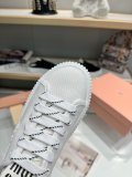 MiuMiu Thick Sole Biscuit Shoes Canvas Casual Shoes Sneakers