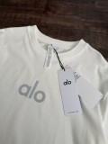 2025ss ALO Oversize Reflective Loose Couple Short Sleeve T-Shirt Size:S-L