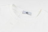 2025ss ALO Oversize Summer new high quality loose round neck short sleeve T-shirt for men and women couples Size:S-2XL