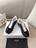 2025ss CELINE new logo lace-up casual sports shoes lightweight running shoes