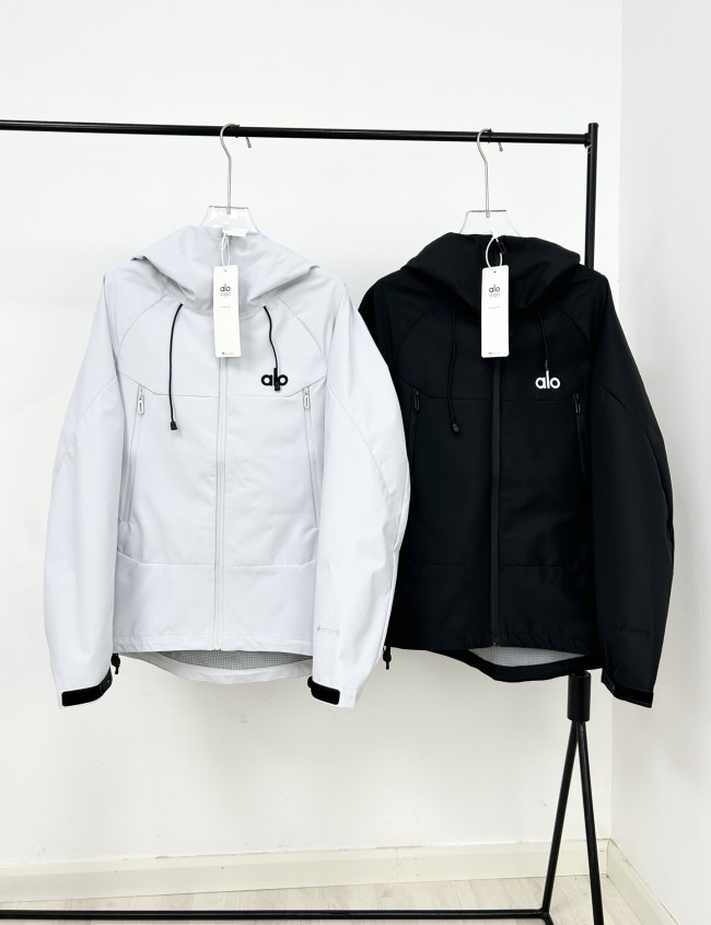 2025ss Alo outdoor mountaineering series peak clothing hooded jacket new autumn fashion temperament high-end trend leisure versatile light luxury style men and women loose hooded jacket