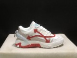 OFF-WHITE ODSY Fabric Lace-up Round Toe Shock Absorbing Low-top Summer Breathable Thick-soled Color-blocked Dad Shoes Casual Versatile Sneakers