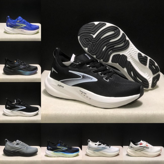 Brooks Glycerin 22 Men's Running Shoes with Cushioning and Nitrogen Gas for Marathon Running