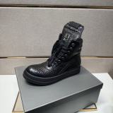 Rick Owens Couple's casual high-top sneakers Size:35-47