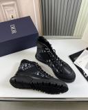 Dior Leather Canvas Lace-up Breathable Casual Shoes Size:38-45