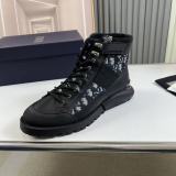 Dior Leather Canvas Lace-up Breathable Casual Shoes Size:38-45