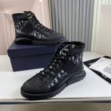 Dior Leather Canvas Lace-up Breathable Casual Shoes Size:38-45