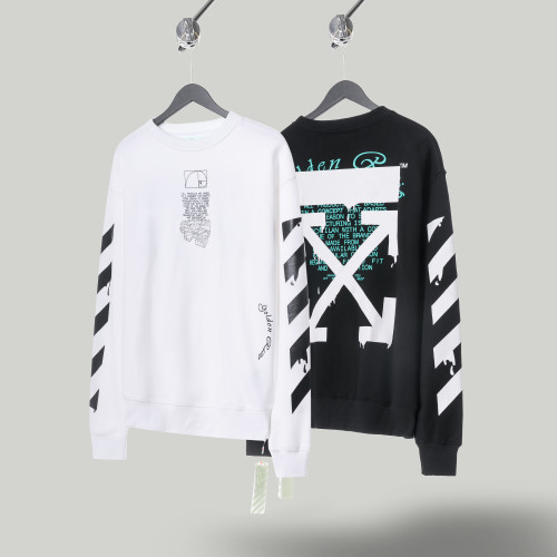 Off White1:1 quality version Water drop arrow round neck pullover