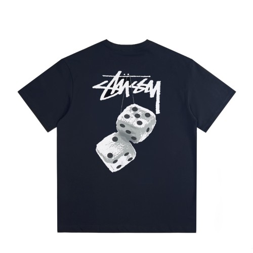 Stussy Dice pattern printed short-sleeved T-shirt 2 colors