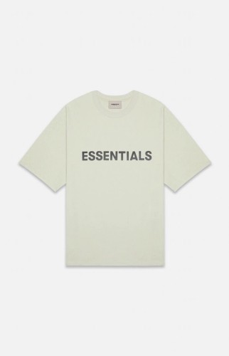 Fear of God 1:1 quality version Silicone three-dimensional letters tee 8 colors