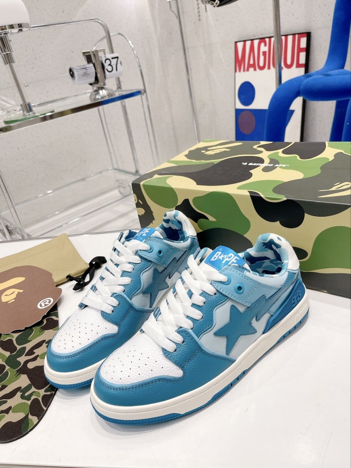 Men Women B*ape sta to low Top Sneaker ( arrenfashion)