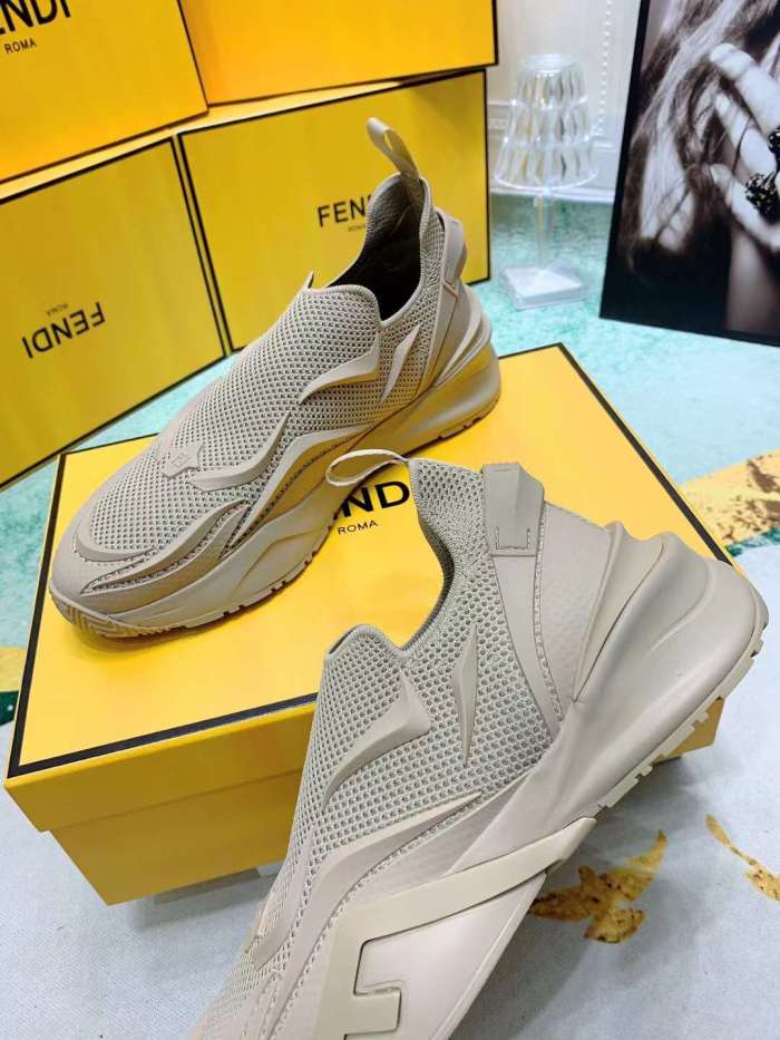  Men Women F*endi Top Sneaker （ Arrenfashion ）