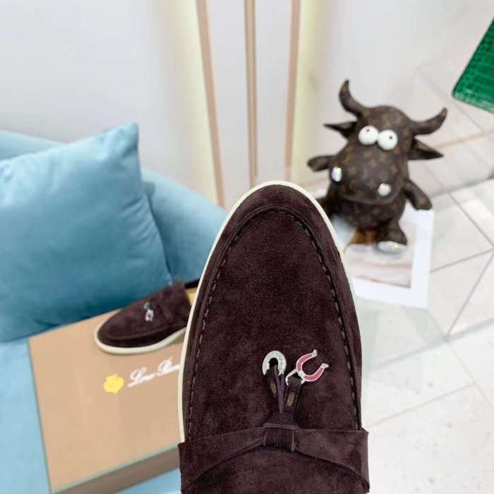 Men Women L*oro P*iana Top Loafer （Arrenfashion）