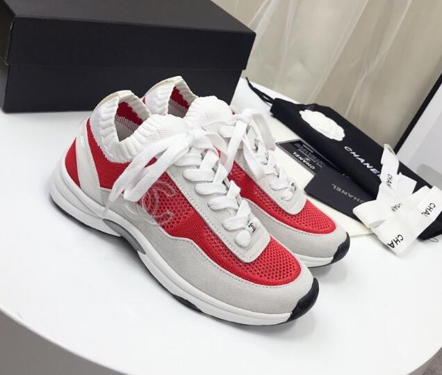  Arrenfashion Women C*hanel Top Sneaker
