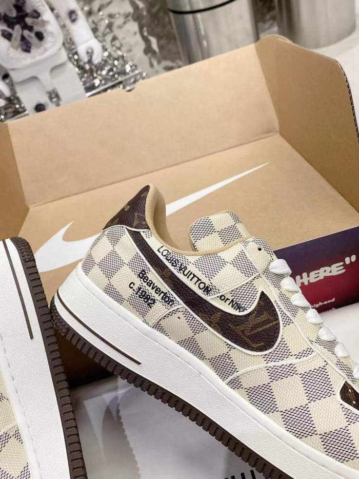  from Arrenfashion Men Women L*ouis V*uitton x NIKE Air force1 22ss