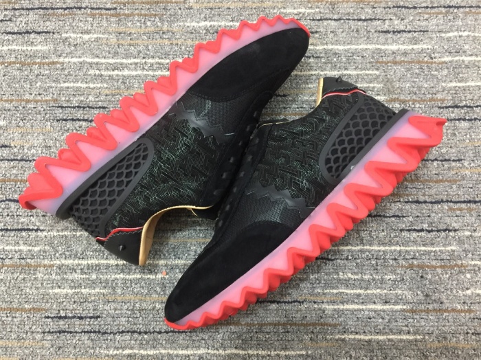  Arrenfashion Men Women C*hristian L*ouboutin Aurelien Flat Top Sneakers