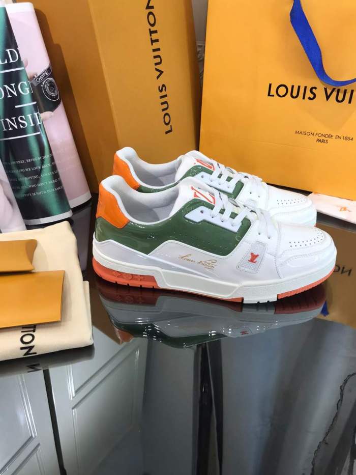  Arrenfashion Men Women L*ouis V*uitton Top Sneakers
