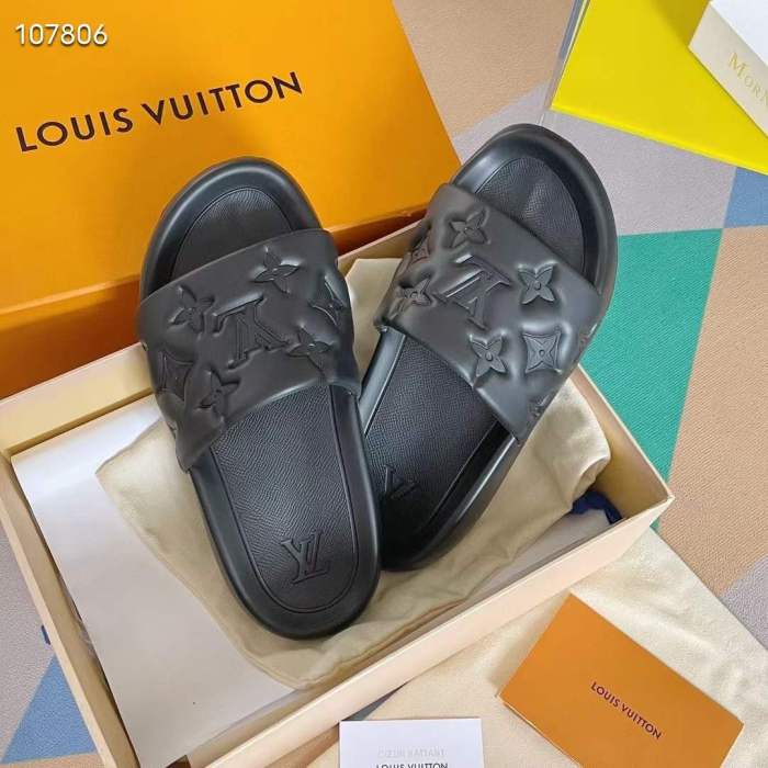 Women Men L*ouis V*uitton Top Slippers (Arrenfashion)