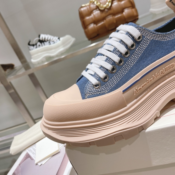 Men Women A*lexander M*cqueen Top Sneaker （ Arrenfashion ）