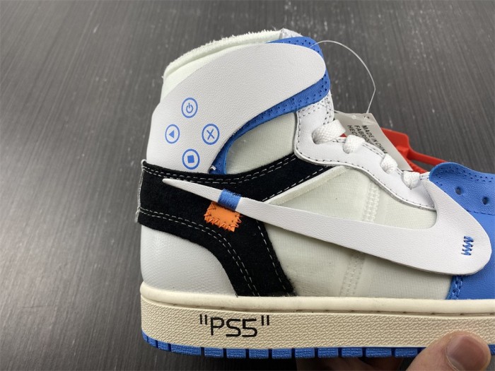  Arrenfashion OFF-WHITE x Air Jordan 1 AQ0818-168