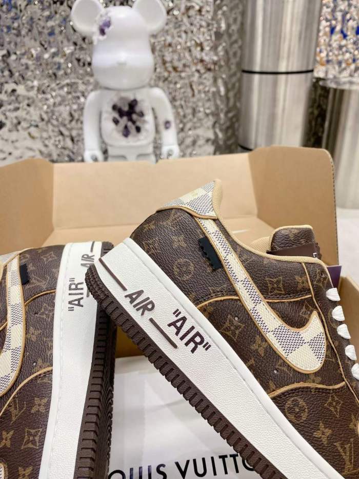 Men Women L*ouis V*uitton x NIKE Air force1 22ss Sneakers ( Arrenfashion)