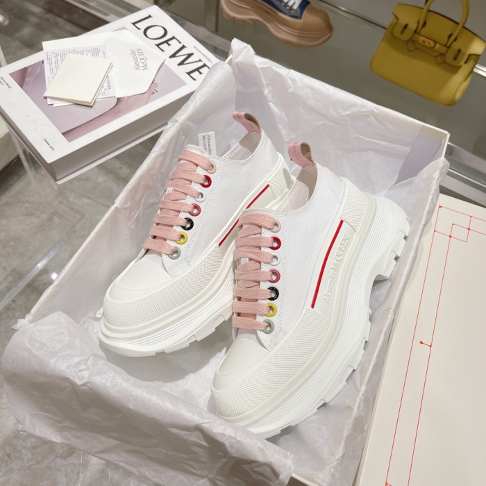 Men Women A*lexander M*cqueen Top Sneaker （ Arrenfashion ）