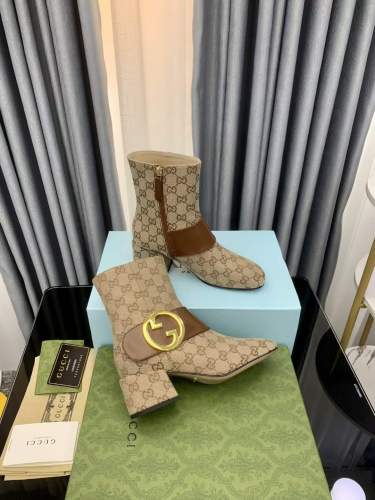 Women G*ucci Top Boots （Arrenfashion）