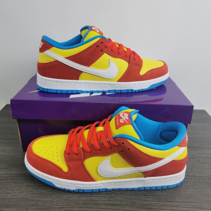 from Arrenfashion NIKE DUNK LOW Bart Simpson BQ6817-602