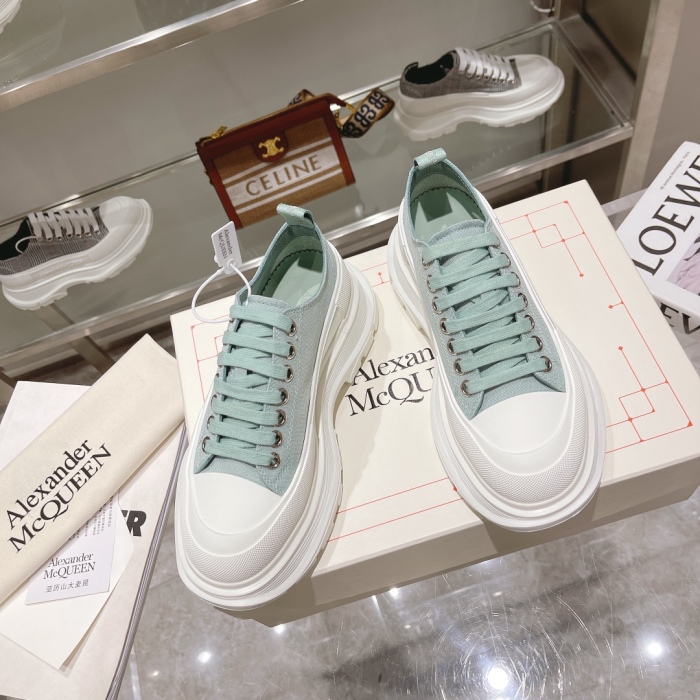 Men Women A*lexander M*cqueen Top Sneaker （ Arrenfashion ）