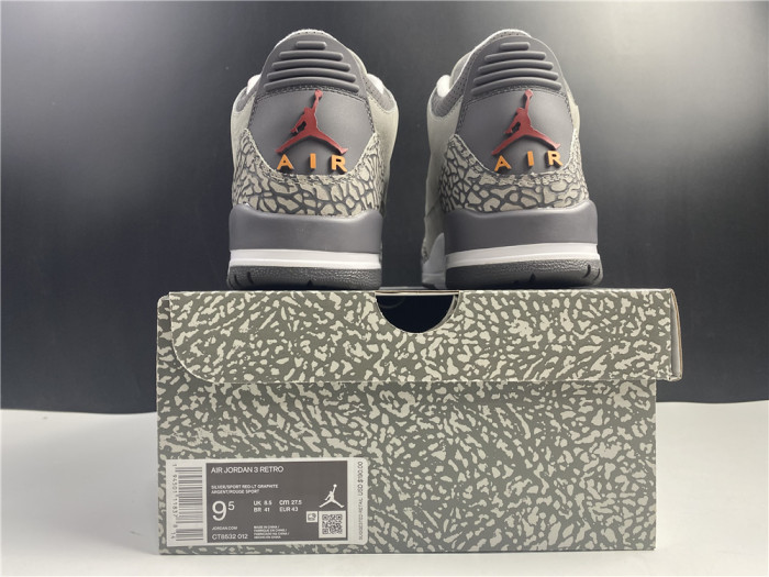  Arrenfashion Air Jordan 3 Cool Gray CT8532-012