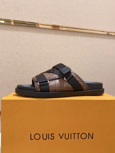  Arrenfashion Men L*ouis V*uitton Top Slippers