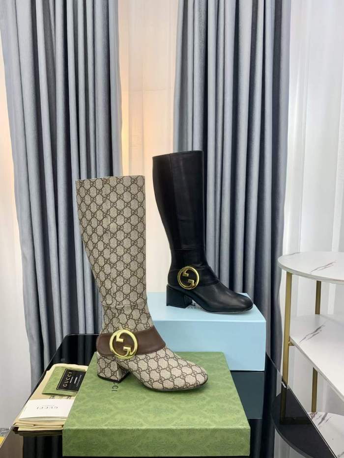 Women G*ucci Top Boots （Arrenfashion）
