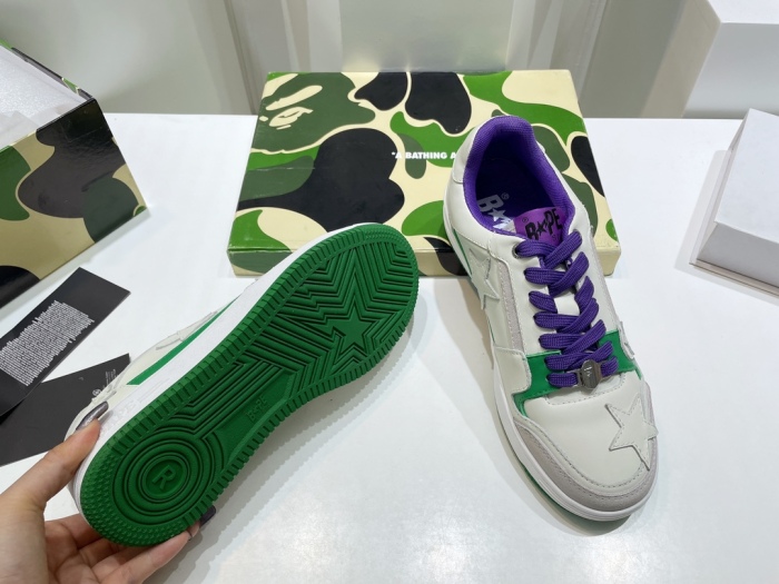  arrenfashion Men Women B*ape Top Sneaker