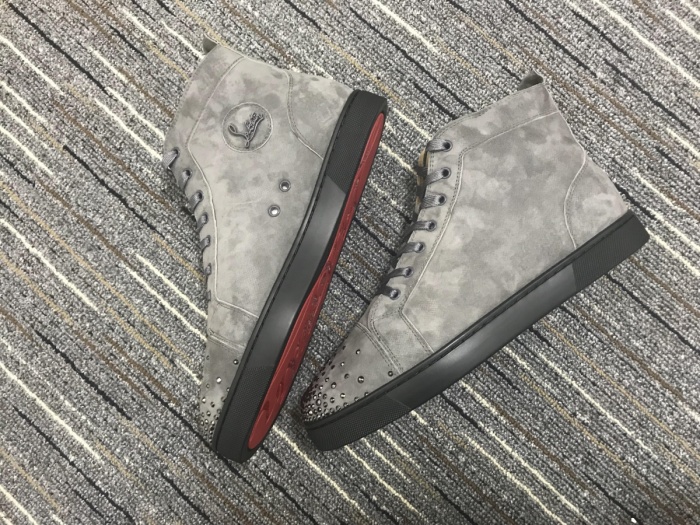  Arrenfashion C*ristian L*uboutin Suede Leather Sneaker