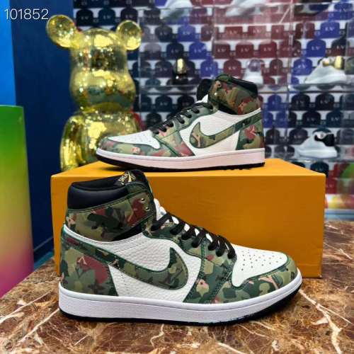 Men Women L*ouis V*uitton x NIKE Air Jordan 1 Sneakers ( Arrenfashion)