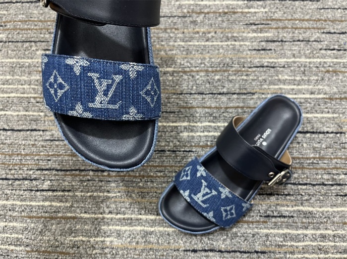  Arrenfashion Men Women L*ouis V*uitton Top Sandals