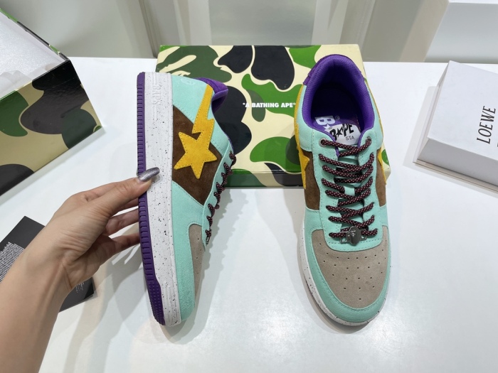  arrenfashion Men Women B*ape Top Sneaker