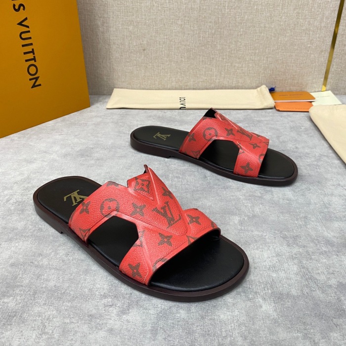 Men L*ouis V*uitton Top Slippers (Arrenfashion)