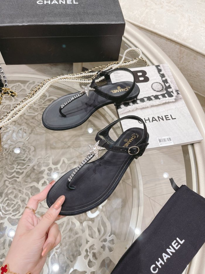  Arrenfashion Women C*hanel Top Sandals