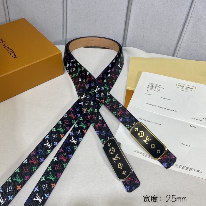 Arrenfashion L*ouis V*uitton Belts Top Quality 25MM