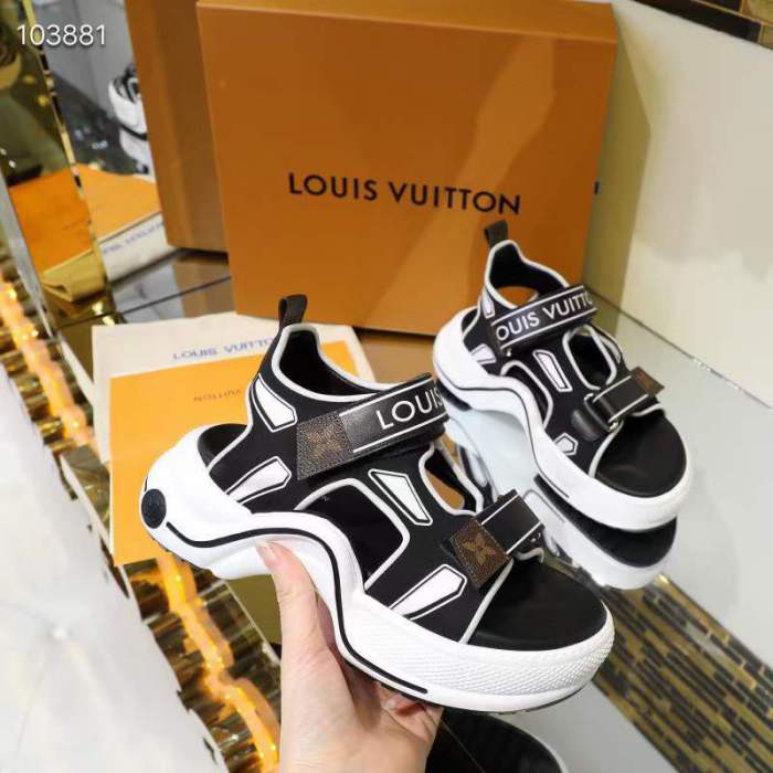  Arrenfashion Women L*ouis V*uitton Top Slippers