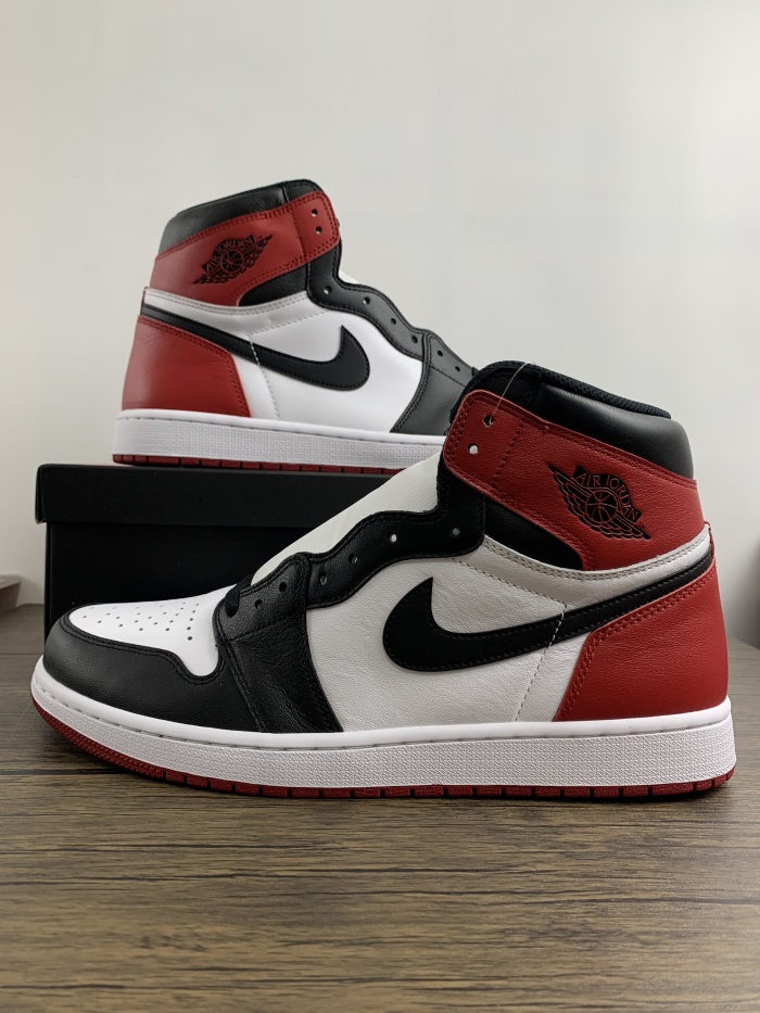  Arrenfashion Air Jordan 1 Black Toe 555088-125